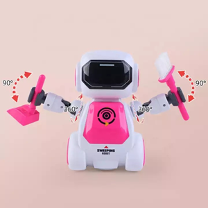 اسباب بازی ربات کنترلی نظافتچی صورتی SMART CLEANING ROBOT مدل T21B-2629 _اسباب بازی ربات